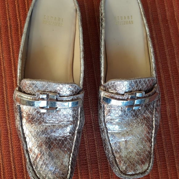 Stuart Weitzman snakeskin mules - Picture 2 of 7